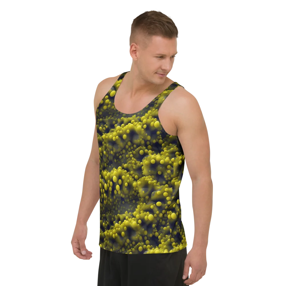 Citron Nebula on Men's Tank Top — Left Front