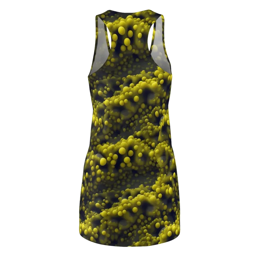 Citron Nebula on Racerback Dress — Back