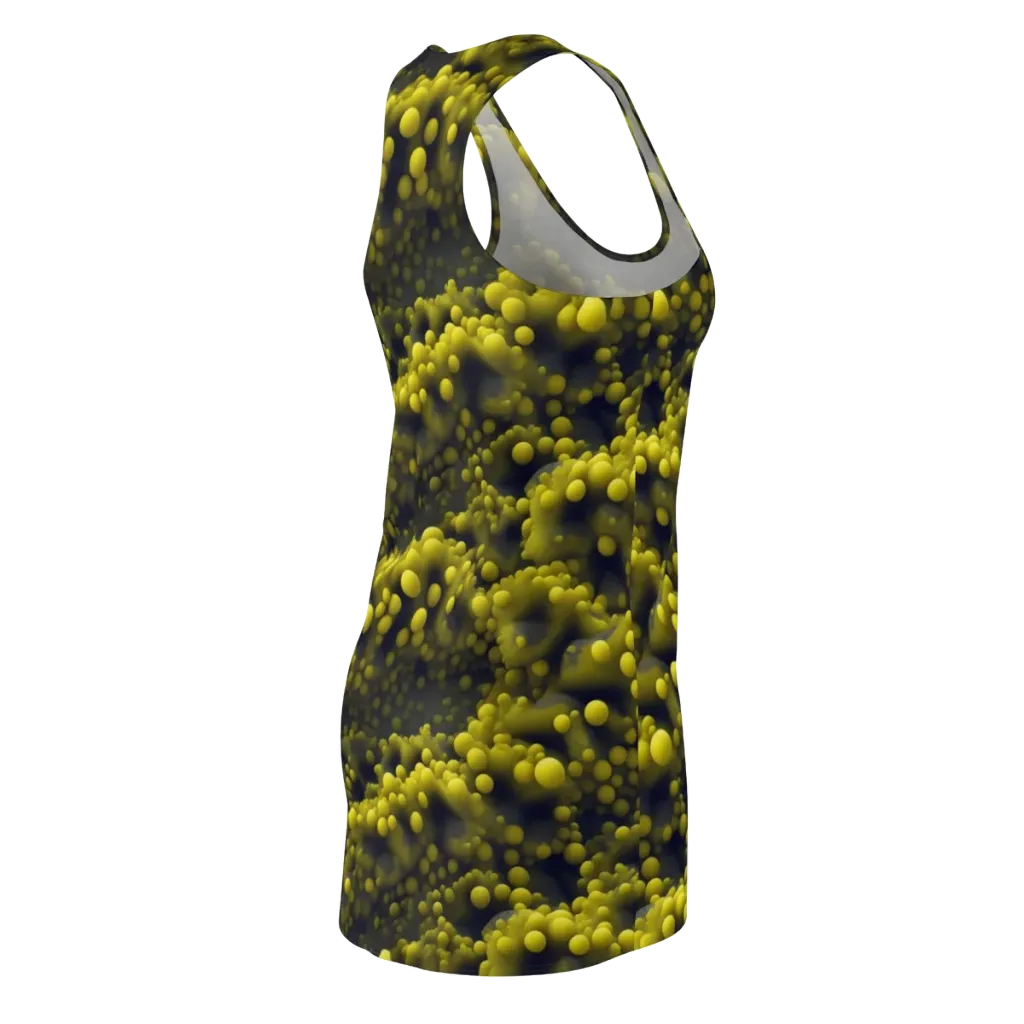 Citron Nebula on Racerback Dress — Back Side