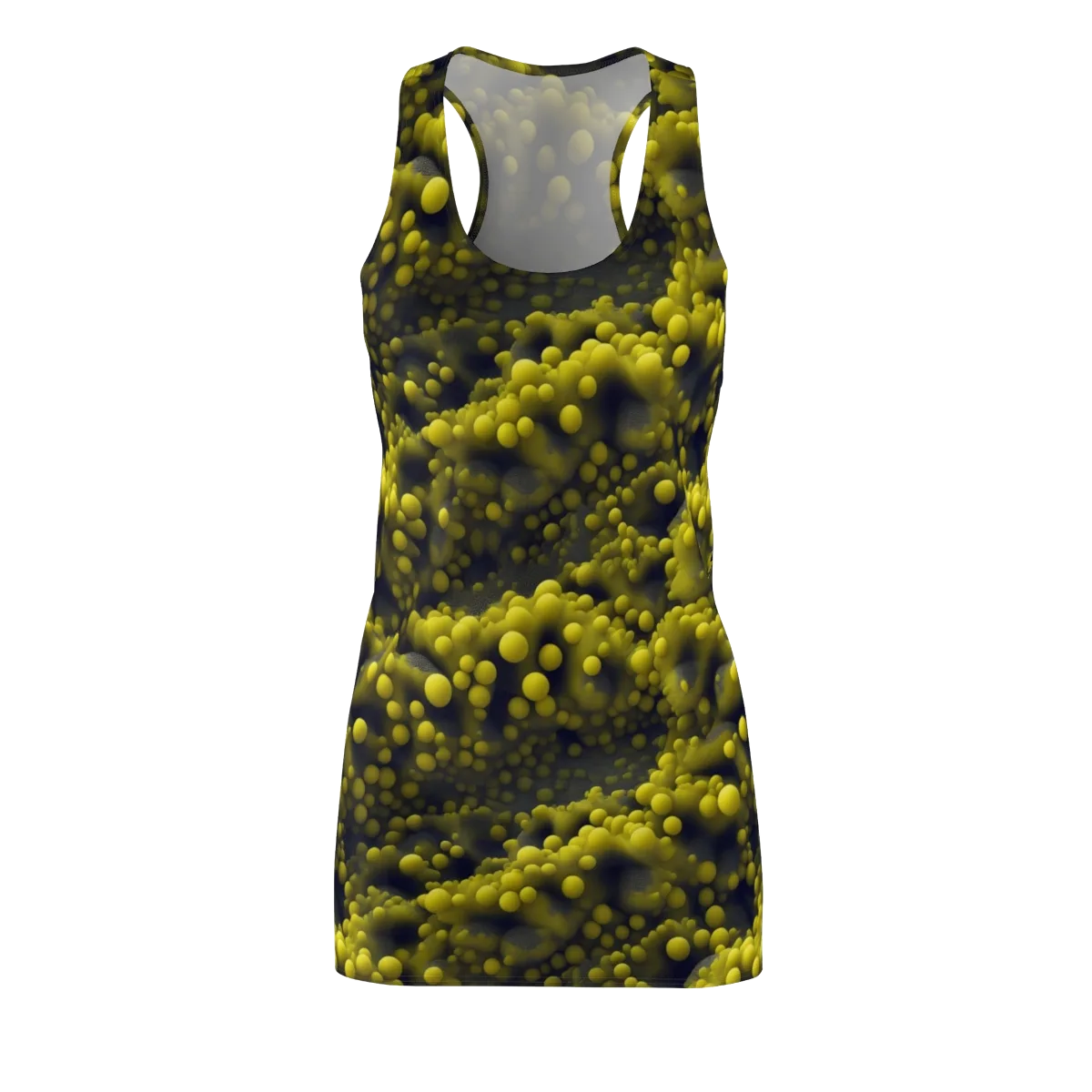 Citron Nebula on Racerback Dress — Front