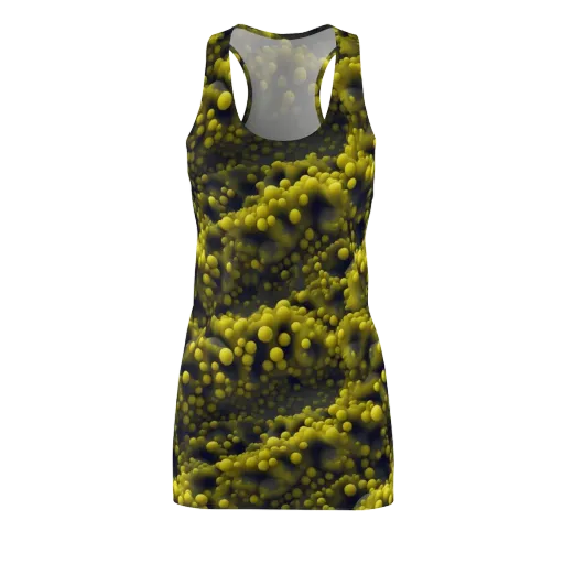 Citron Nebula on a Racerback Dress