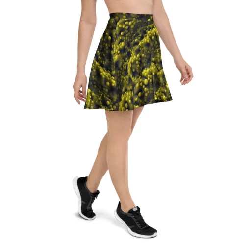Citron Nebula on a Skater Skirt