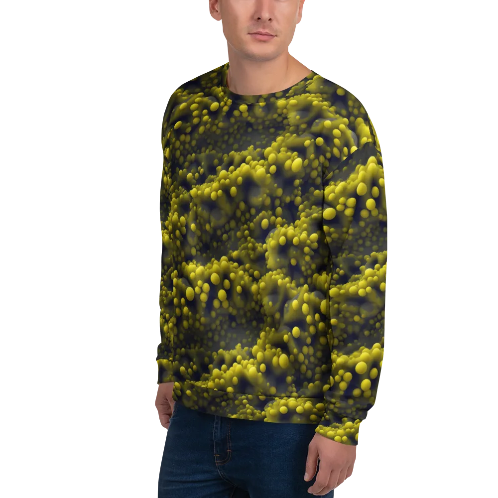 Citron Nebula on Sweatshirt — Left Front