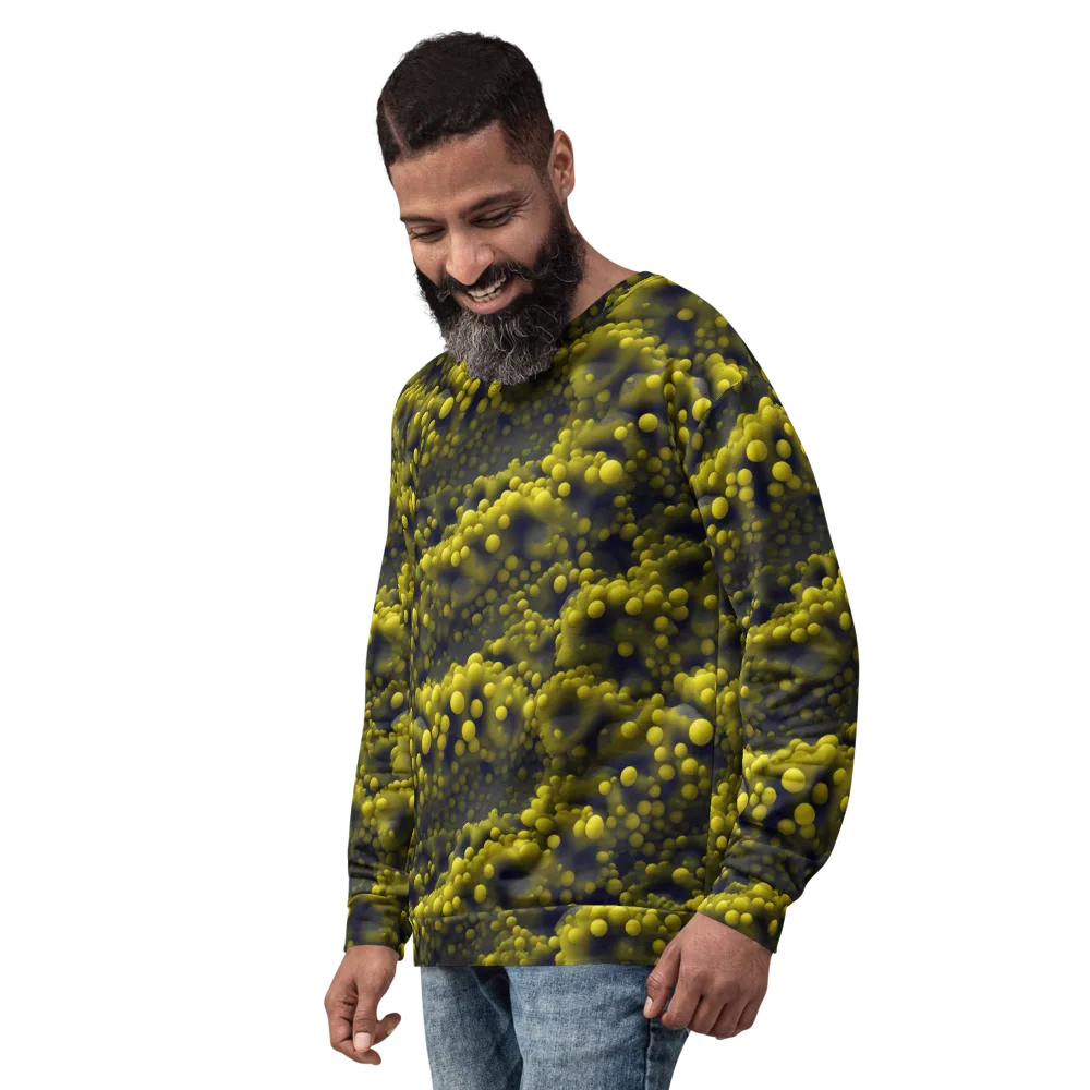 Citron Nebula on Sweatshirt — Left Front