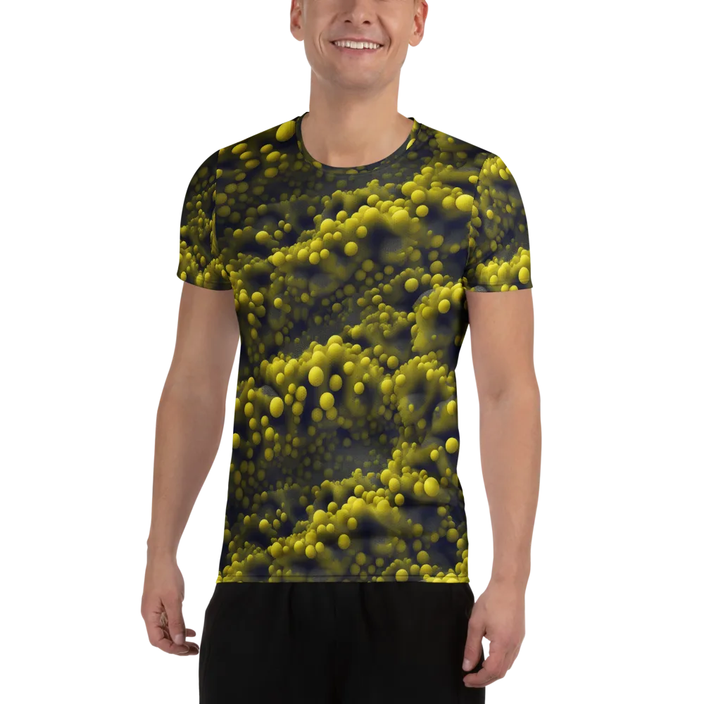 Citron Nebula on Men's Athletic T-Shirt — Front