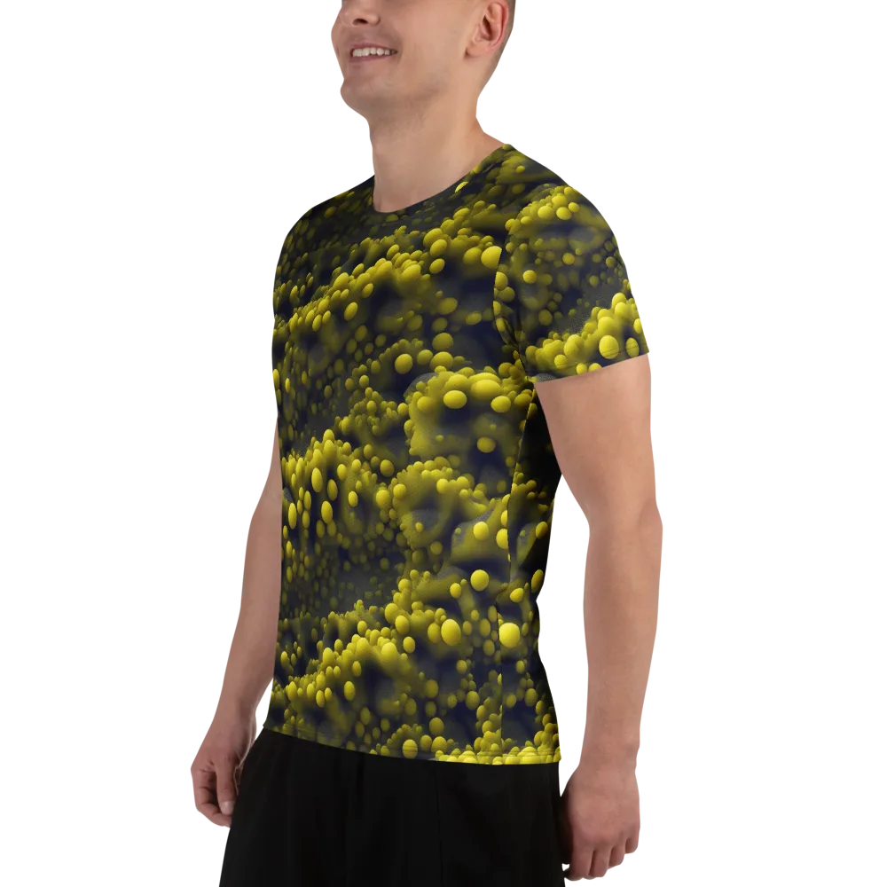 Citron Nebula on Men's Athletic T-Shirt — Left