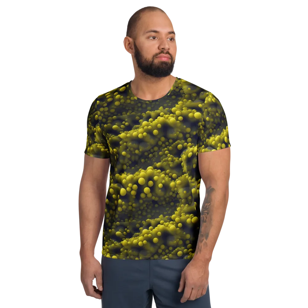 Citron Nebula on Men's Athletic T-Shirt — Front