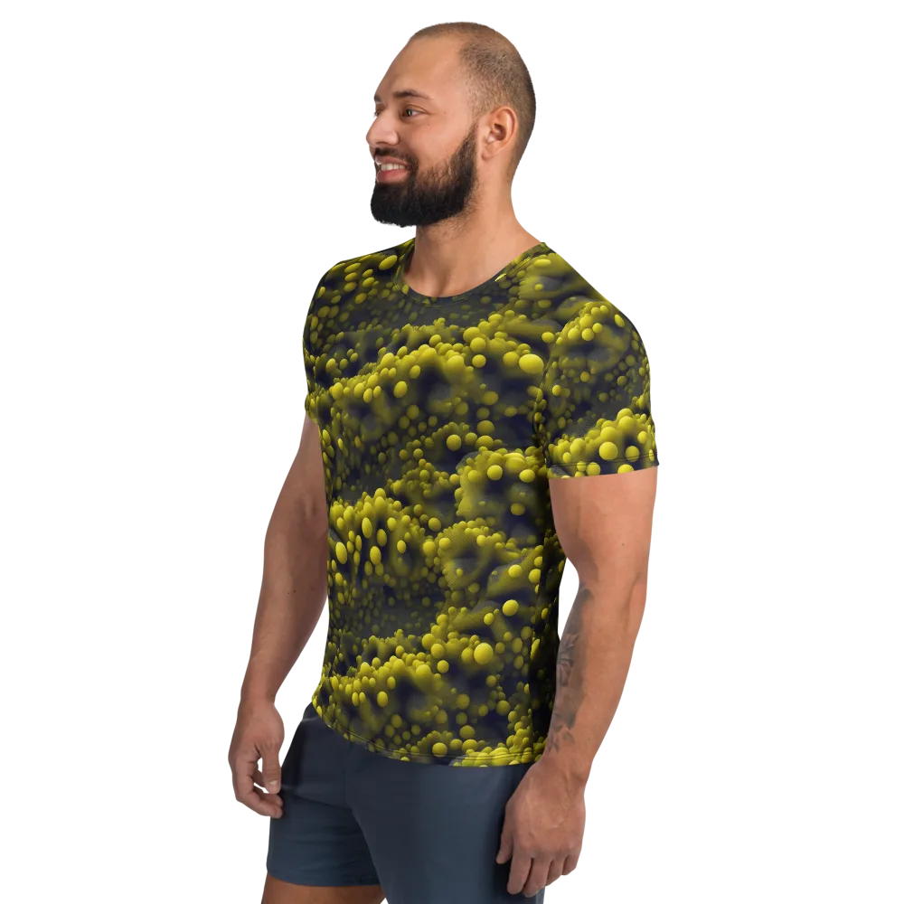 Citron Nebula on Men's Athletic T-Shirt — Left
