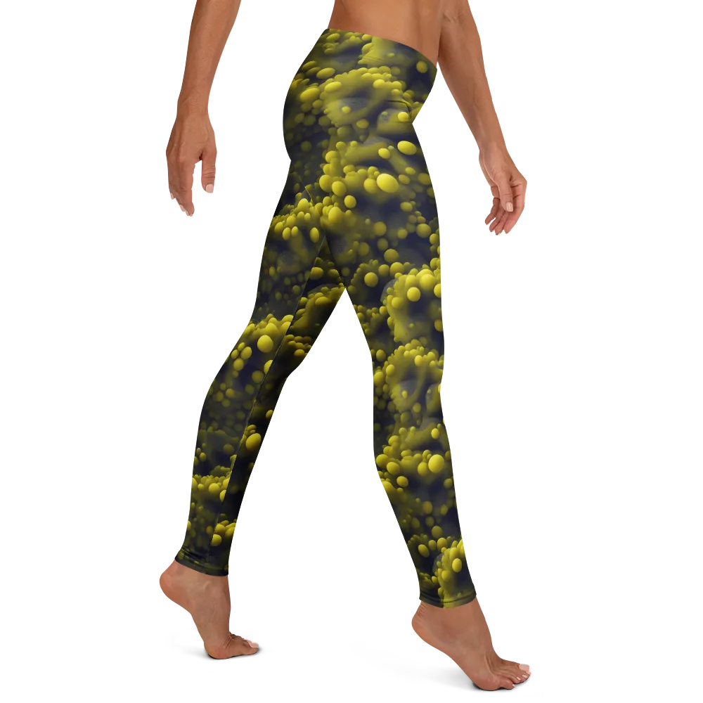 Citron Nebula on Leggings — Right