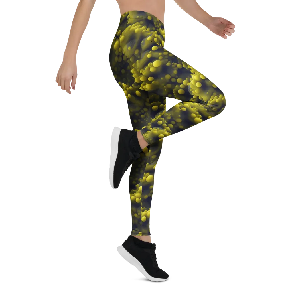 Citron Nebula on Leggings — Right