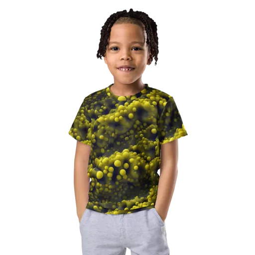 Citron Nebula on a Kids Crew Neck T-Shirt
