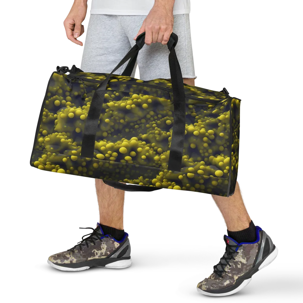 Citron Nebula on Duffle Bag — Front