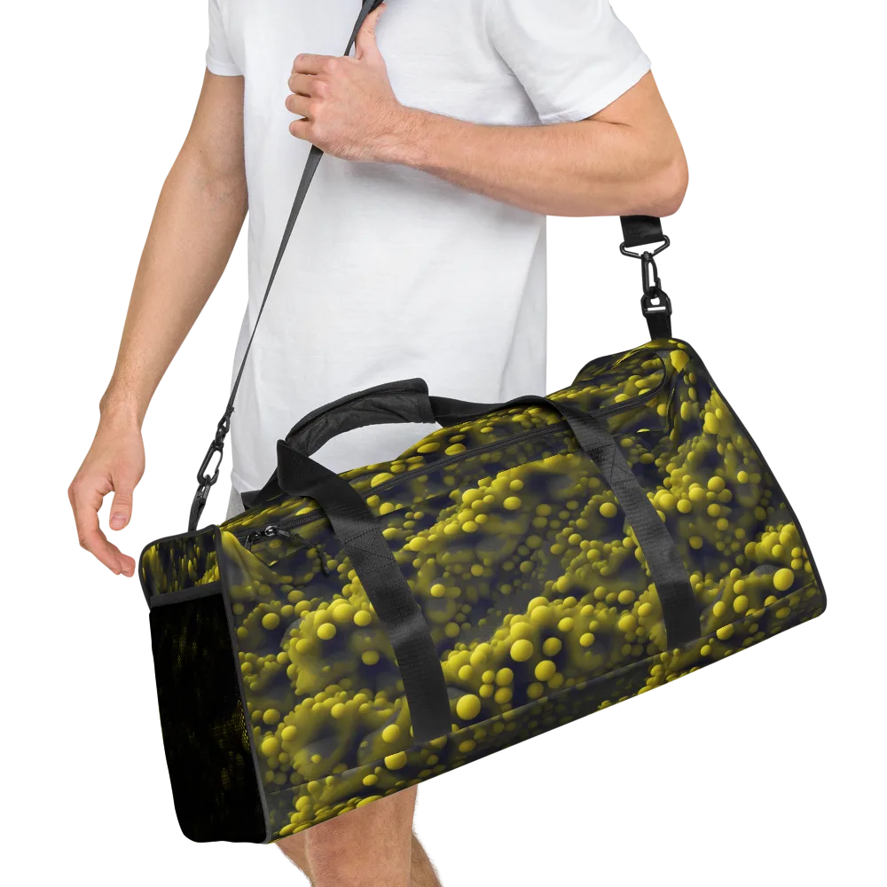 Citron Nebula on Duffle Bag — Right Front