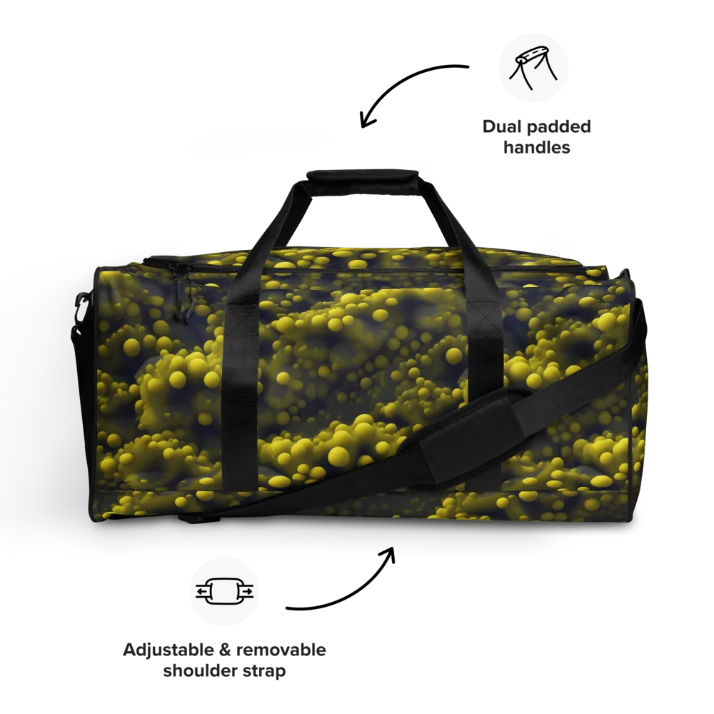 Citron Nebula on Duffle Bag — Front