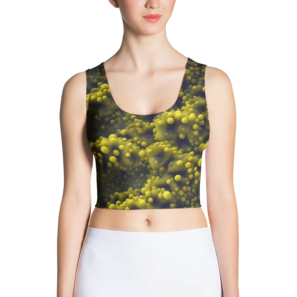 Citron Nebula on Crop Top — Front