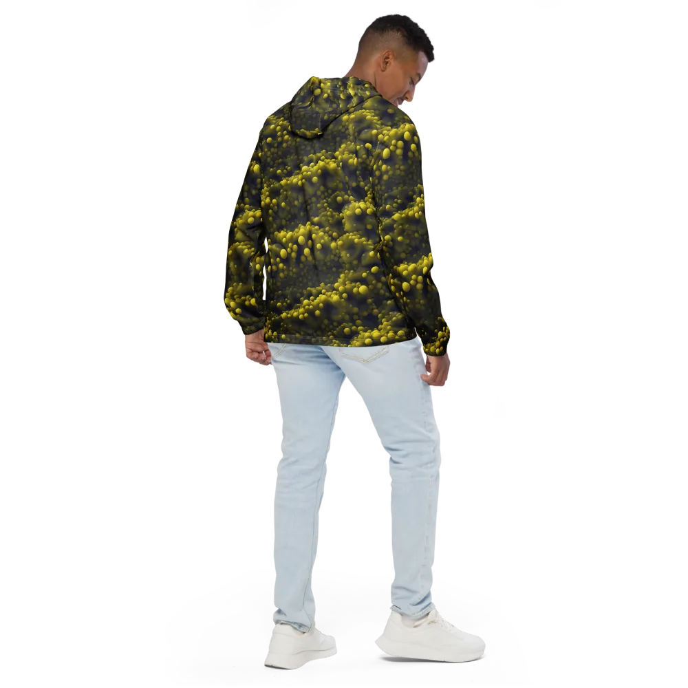 Citron Nebula on Men's Windbreaker — Back