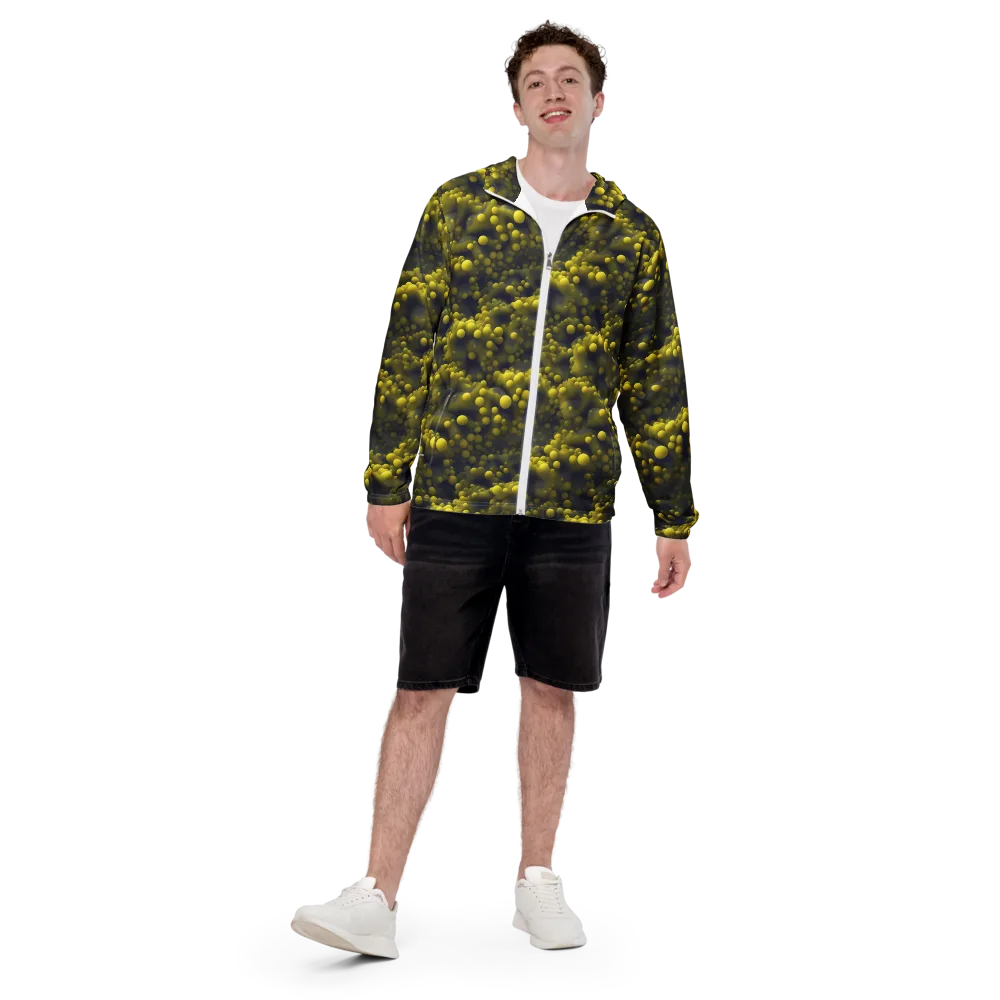 Citron Nebula on Men's Windbreaker — Front