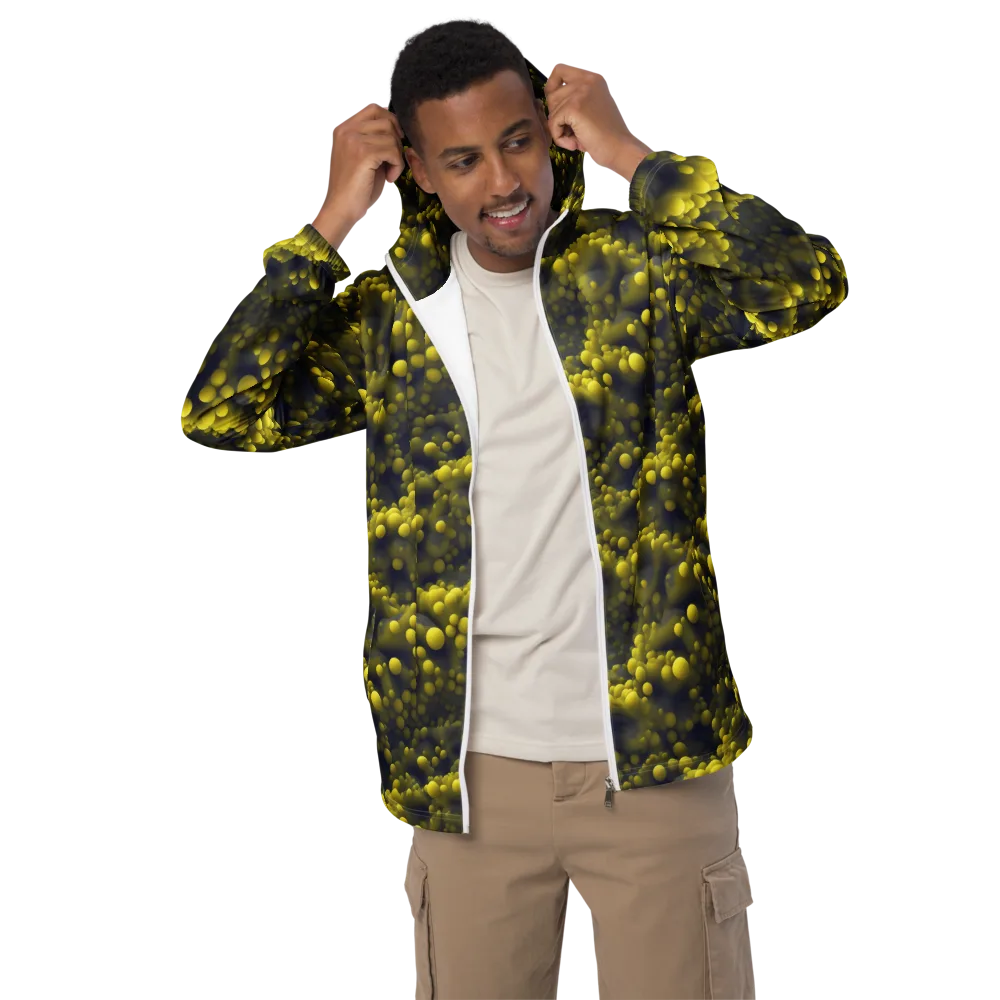 Citron Nebula on Men's Windbreaker — Front