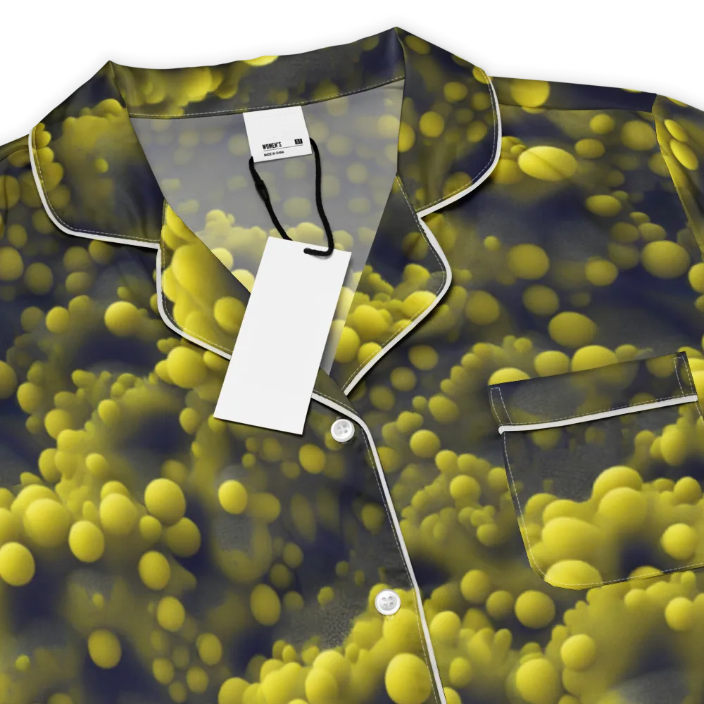 Citron Nebula on Women's Short Sleeve Pajama Top — Product details