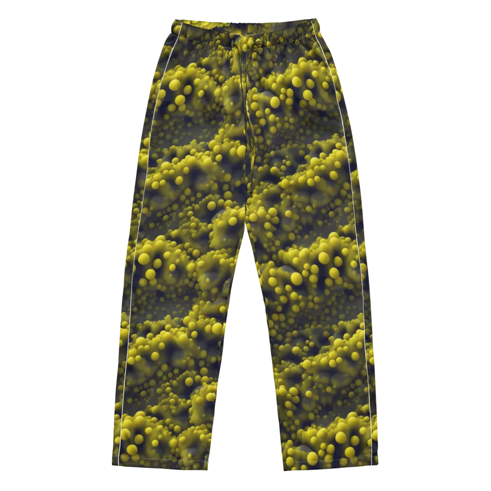 Citron Nebula on Women's Pajama Pants — Front