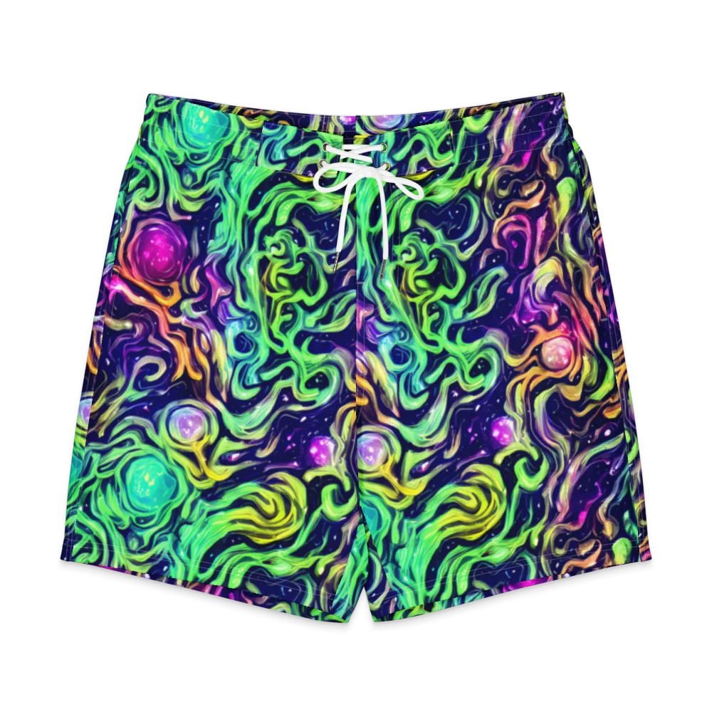 Stellar Psychedelia on Men's Board Shorts — Front