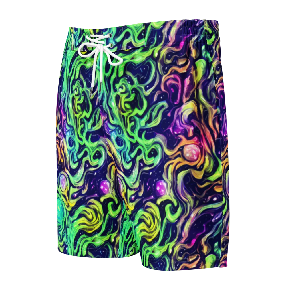 Stellar Psychedelia on Men's Board Shorts — Front