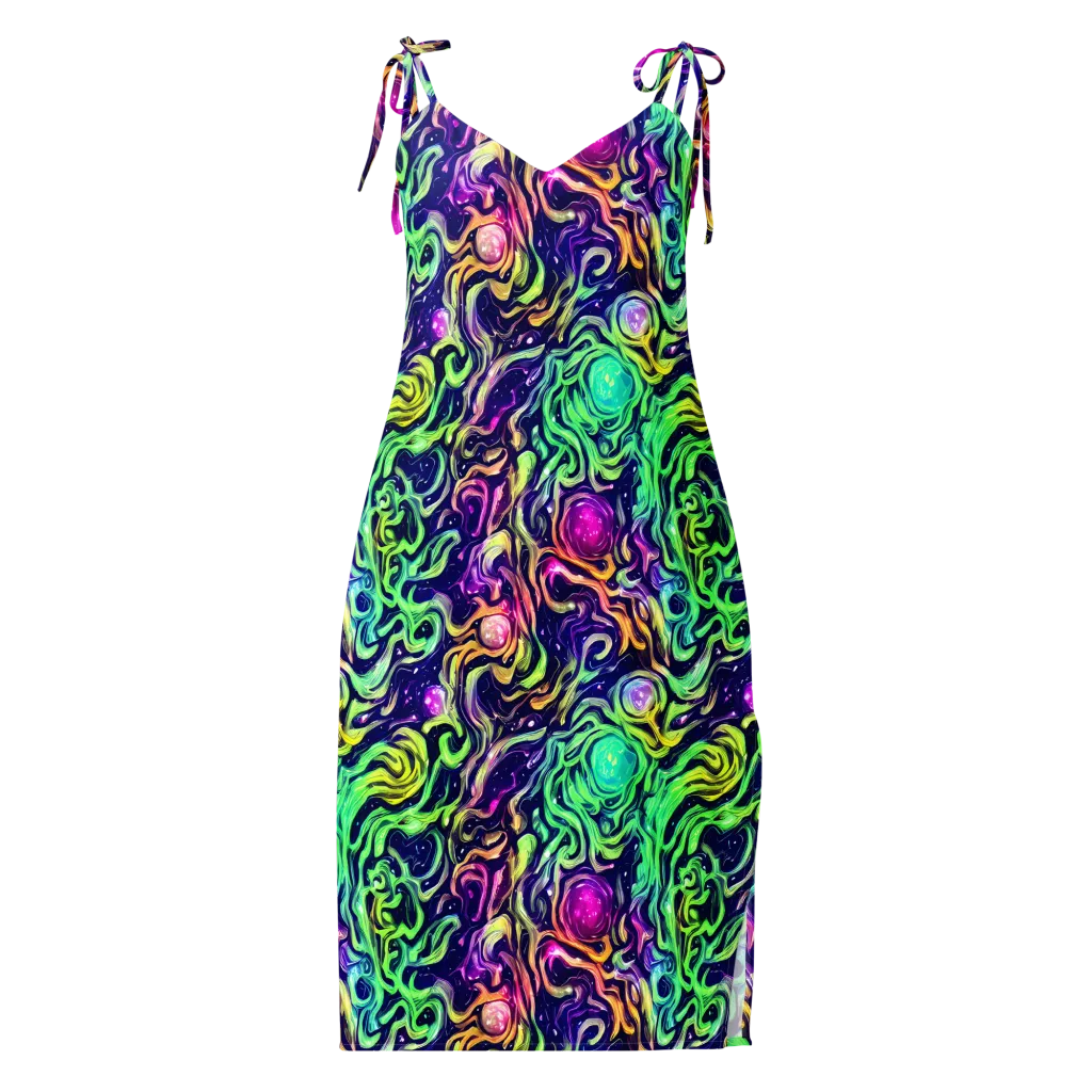 Stellar Psychedelia on Slip Dress — Front
