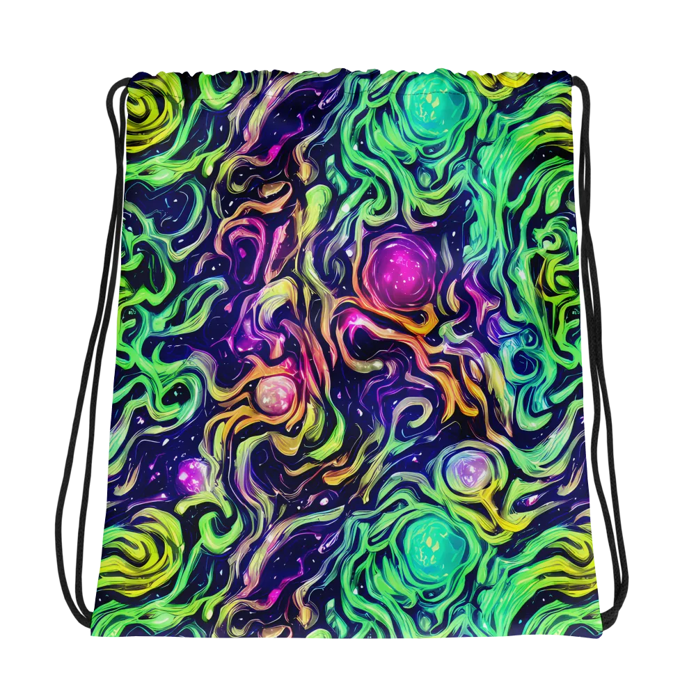 Stellar Psychedelia on Drawstring Bag — Photo