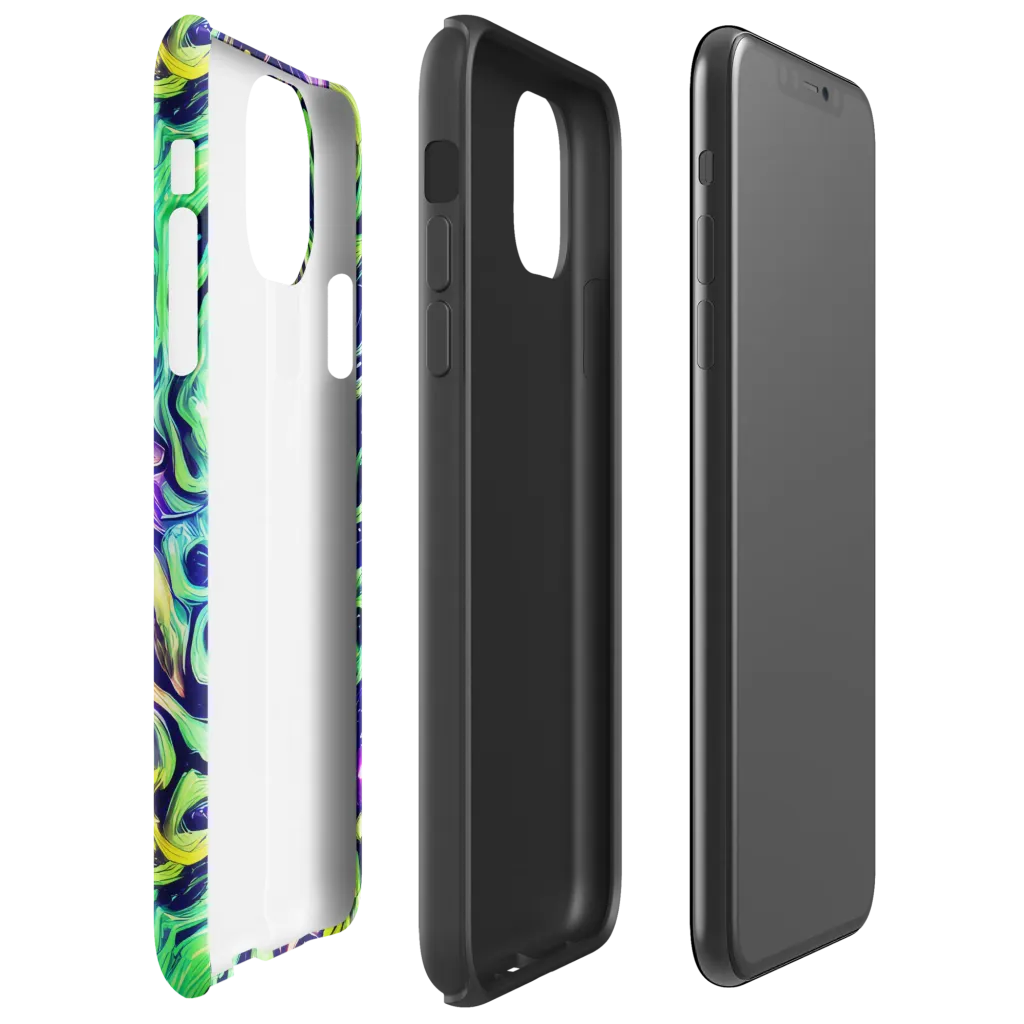Stellar Psychedelia on Tough Case for iPhone® — Right