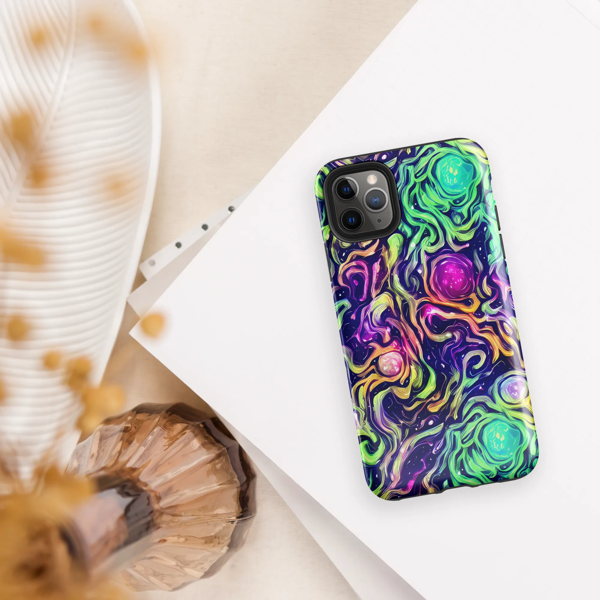 Stellar Psychedelia on Tough Case for iPhone® — Front