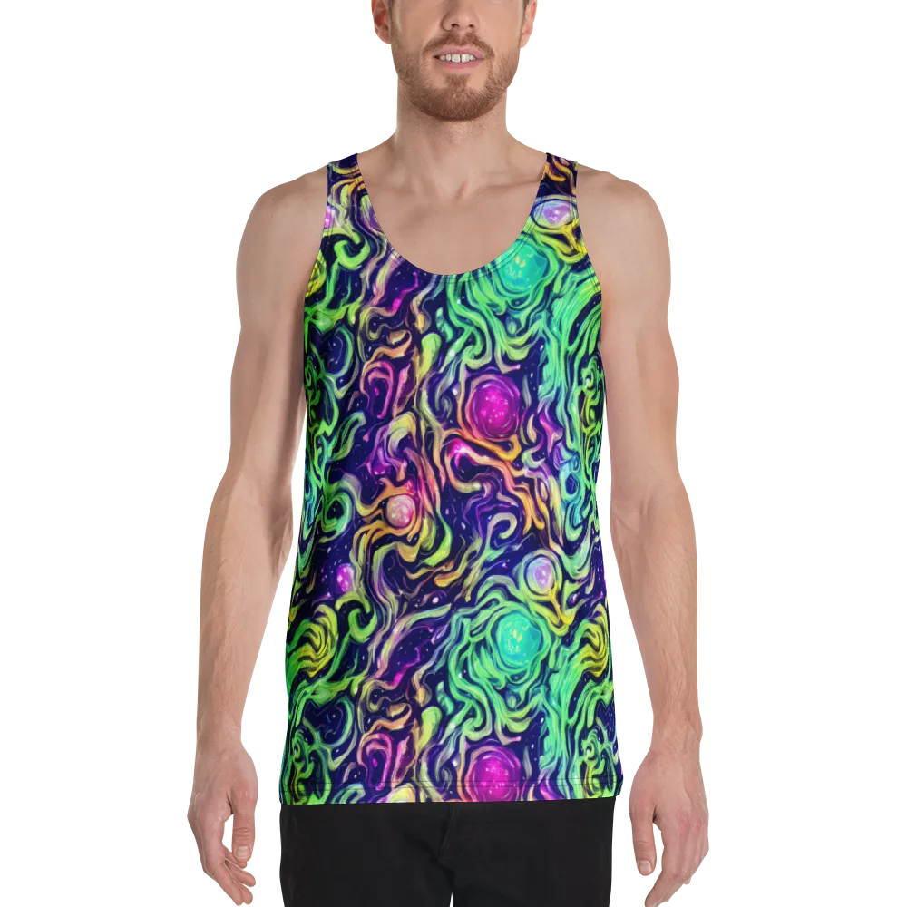 Stellar Psychedelia on Men's Tank Top — Front