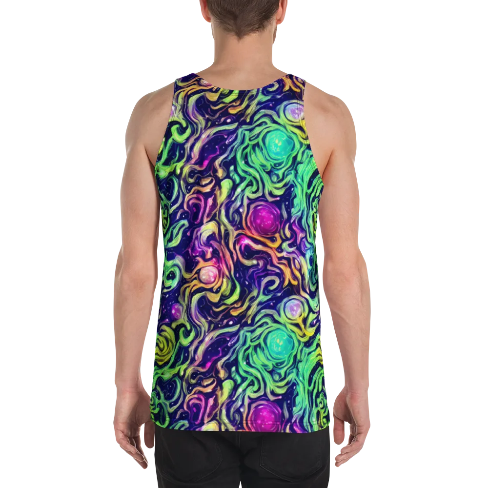 Stellar Psychedelia on Men's Tank Top — Back