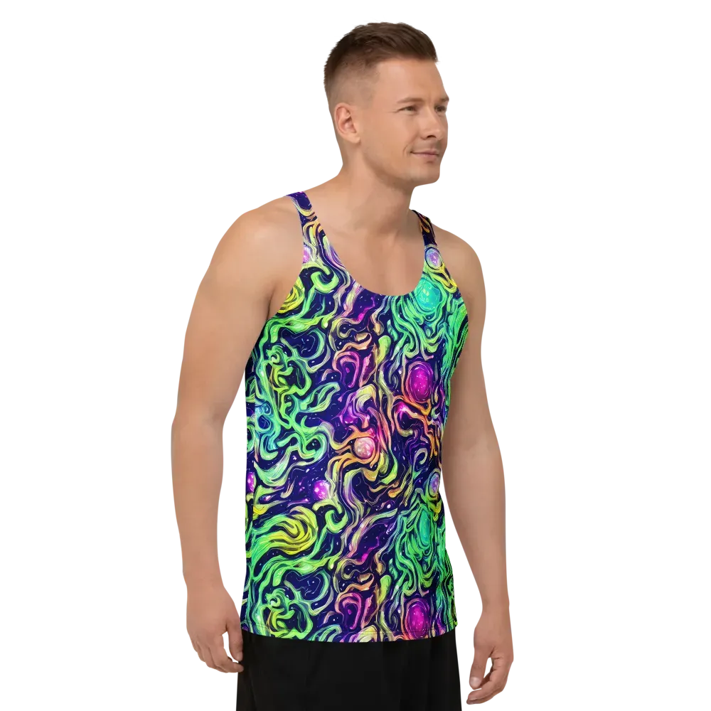 Stellar Psychedelia on Men's Tank Top — Right Front