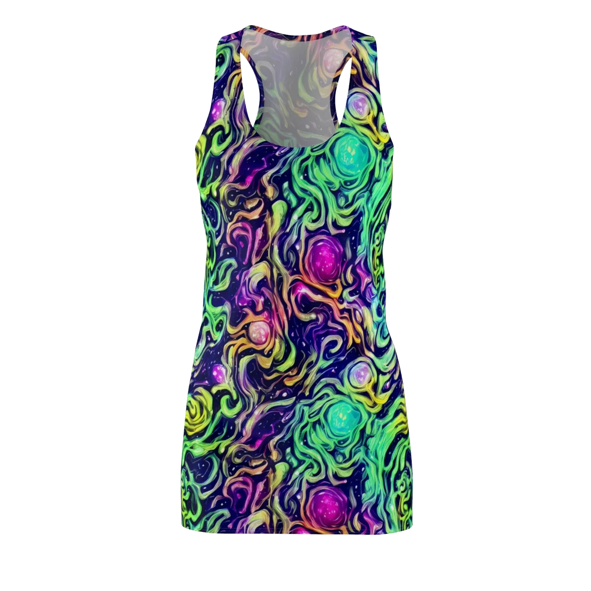 Stellar Psychedelia on Racerback Dress — Front