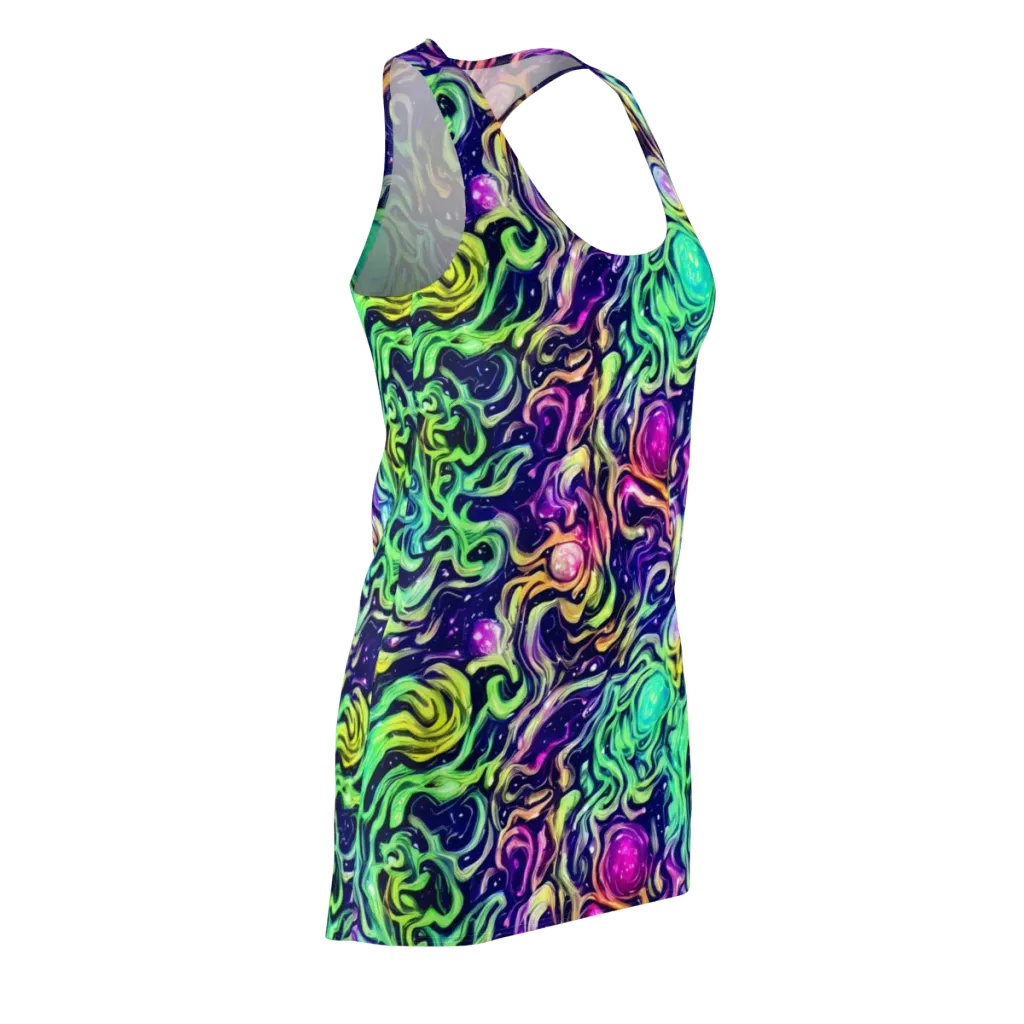 Stellar Psychedelia on Racerback Dress — Front Side