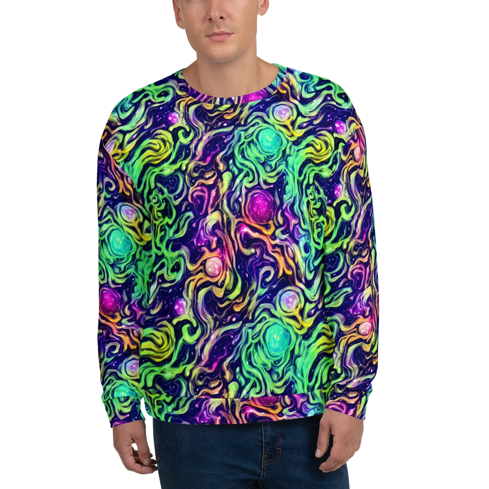 Stellar Psychedelia on Sweatshirt — Front