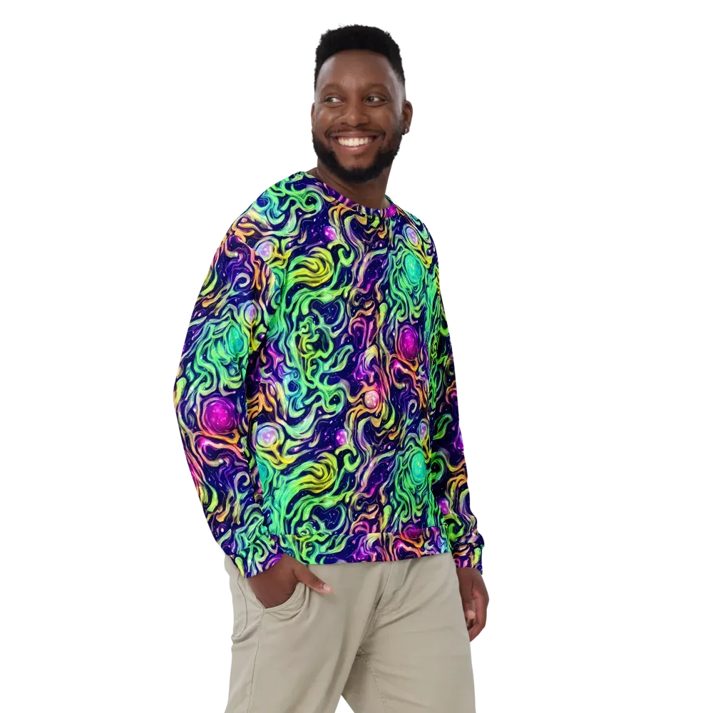 Stellar Psychedelia on Sweatshirt — Front