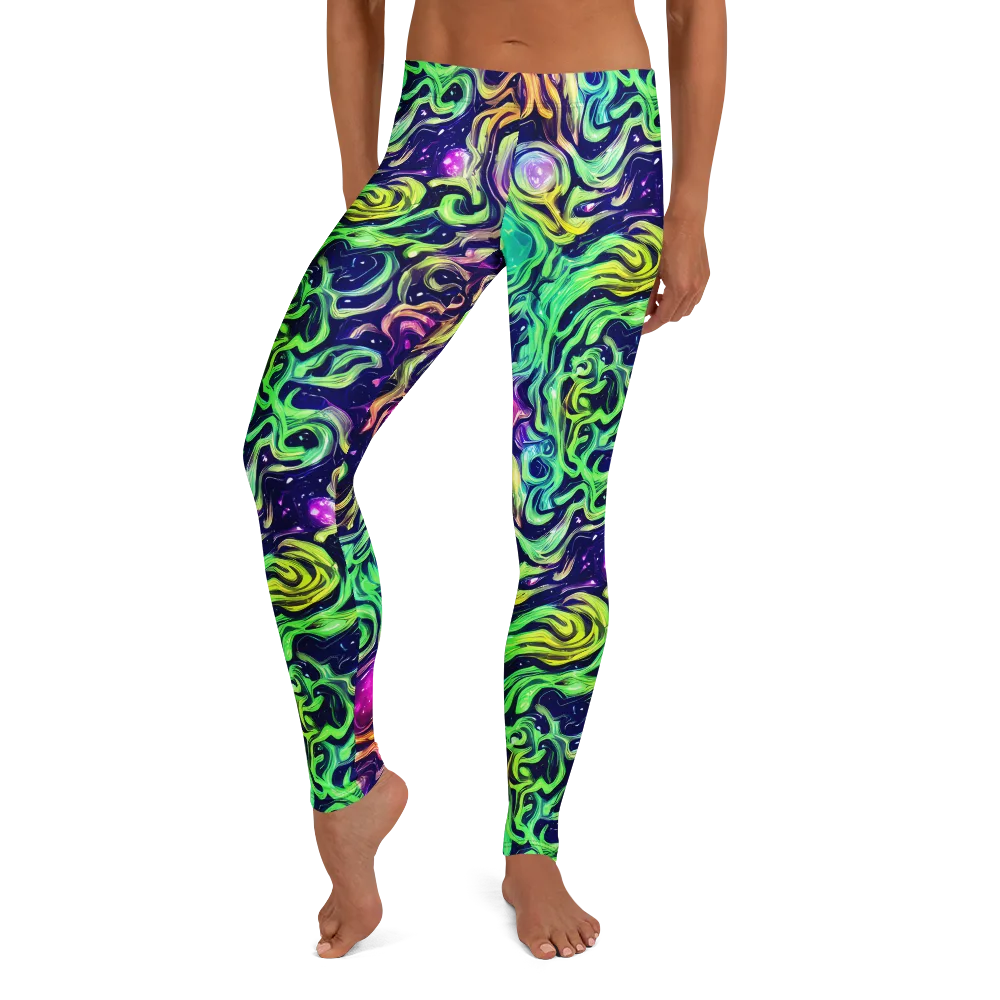 Stellar Psychedelia on Leggings — Front