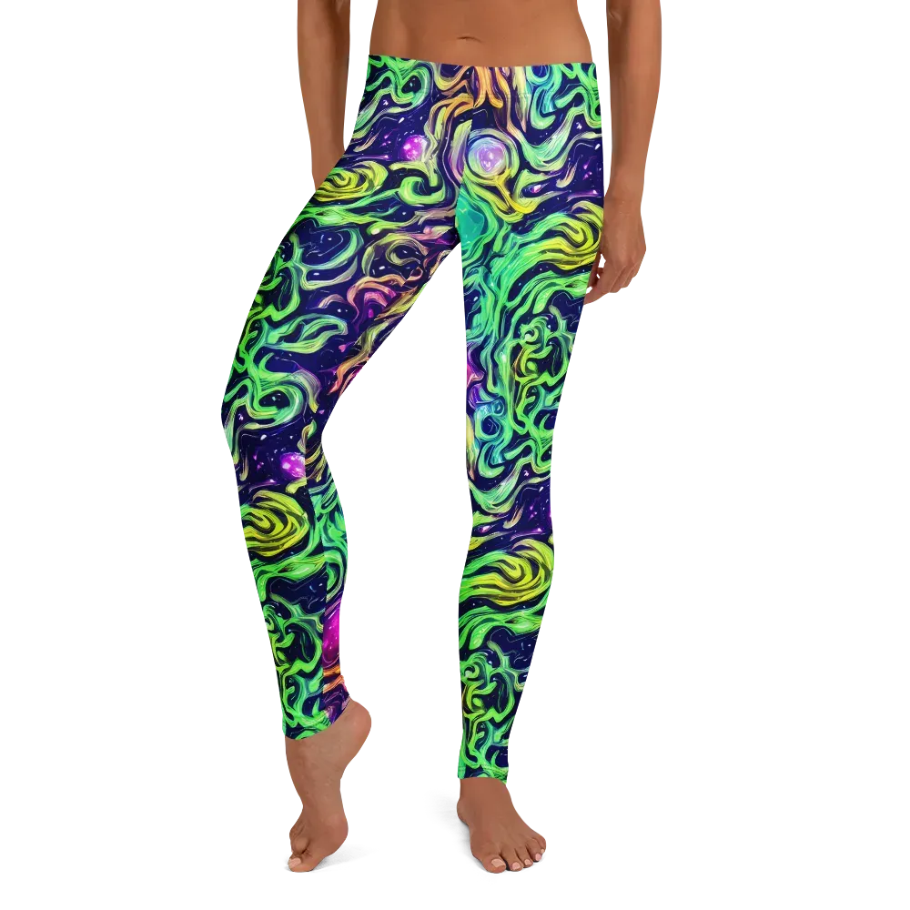 Stellar Psychedelia on Leggings — Front