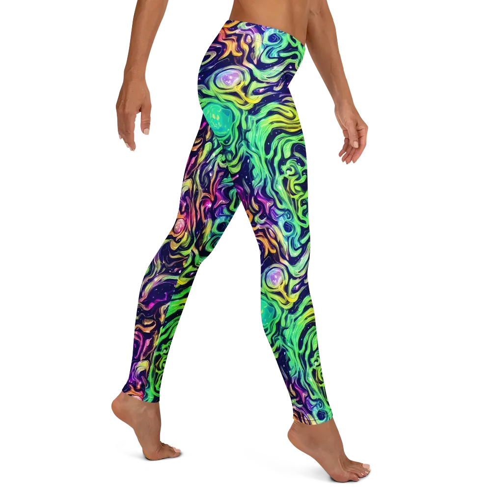 Stellar Psychedelia on Leggings — Right