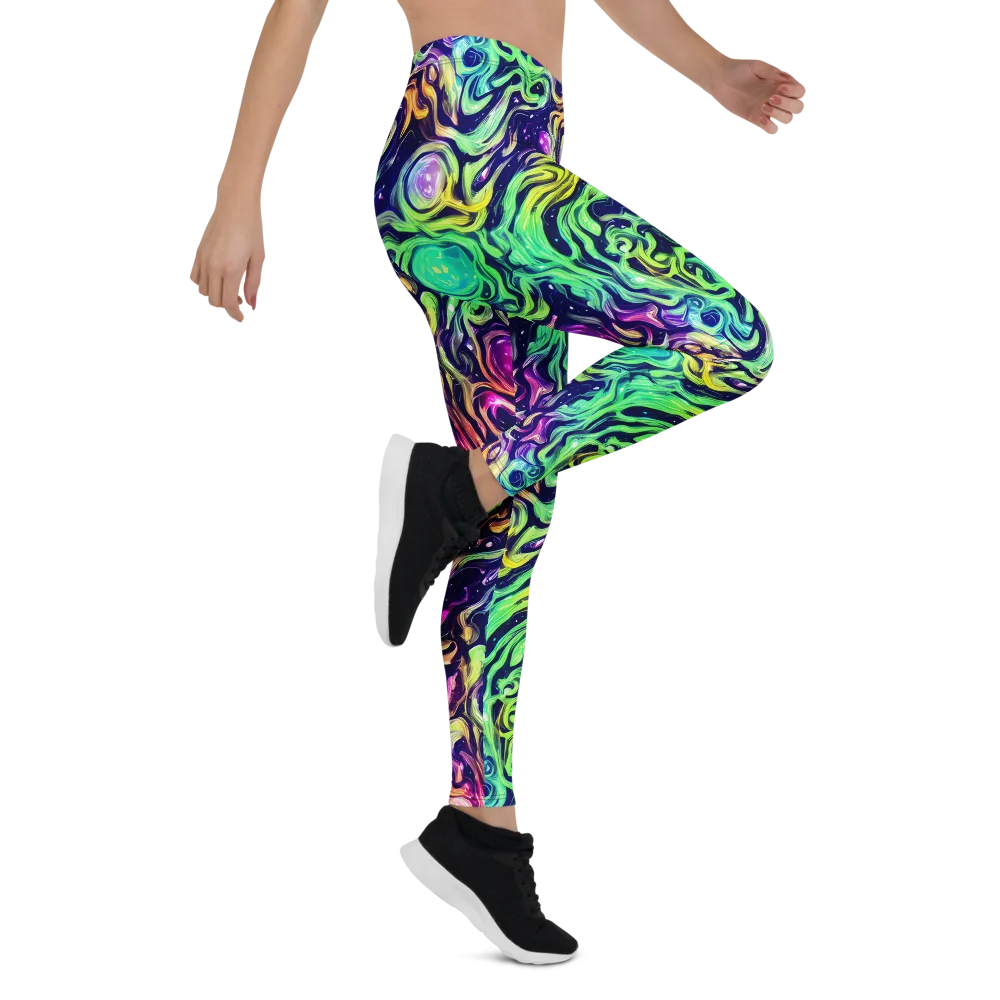 Stellar Psychedelia on Leggings — Right