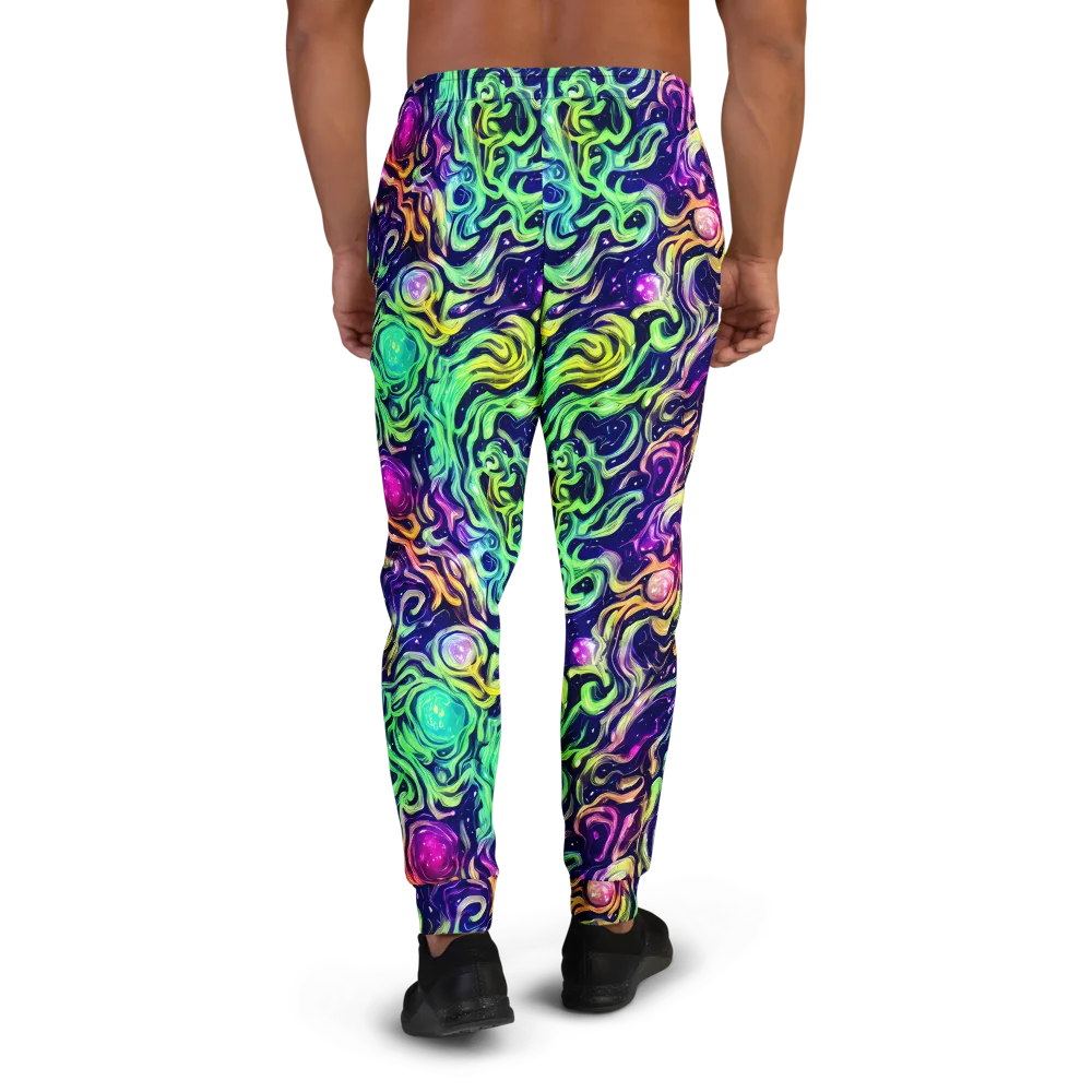 Stellar Psychedelia on Men's Joggers — Back