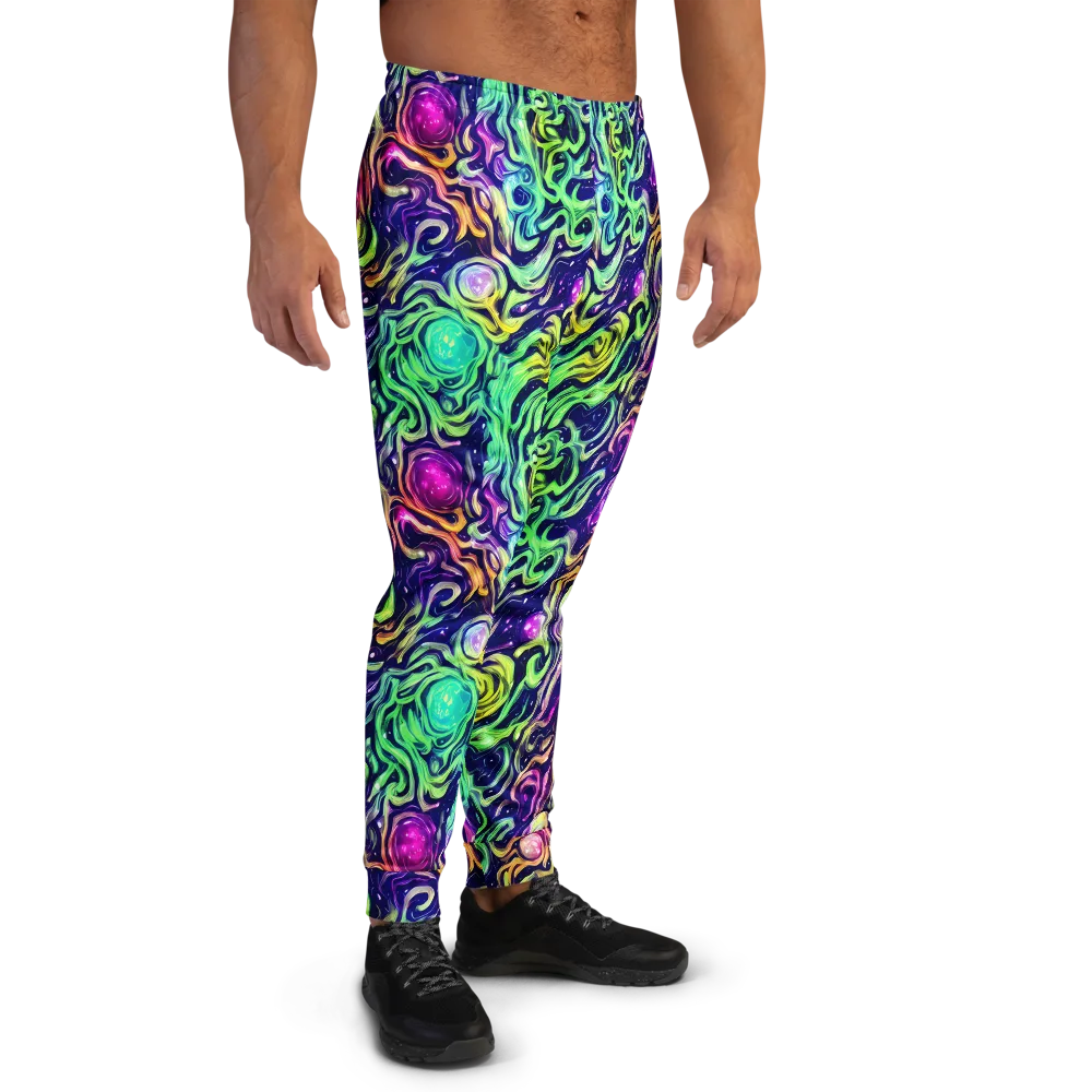 Stellar Psychedelia on Men's Joggers — Right