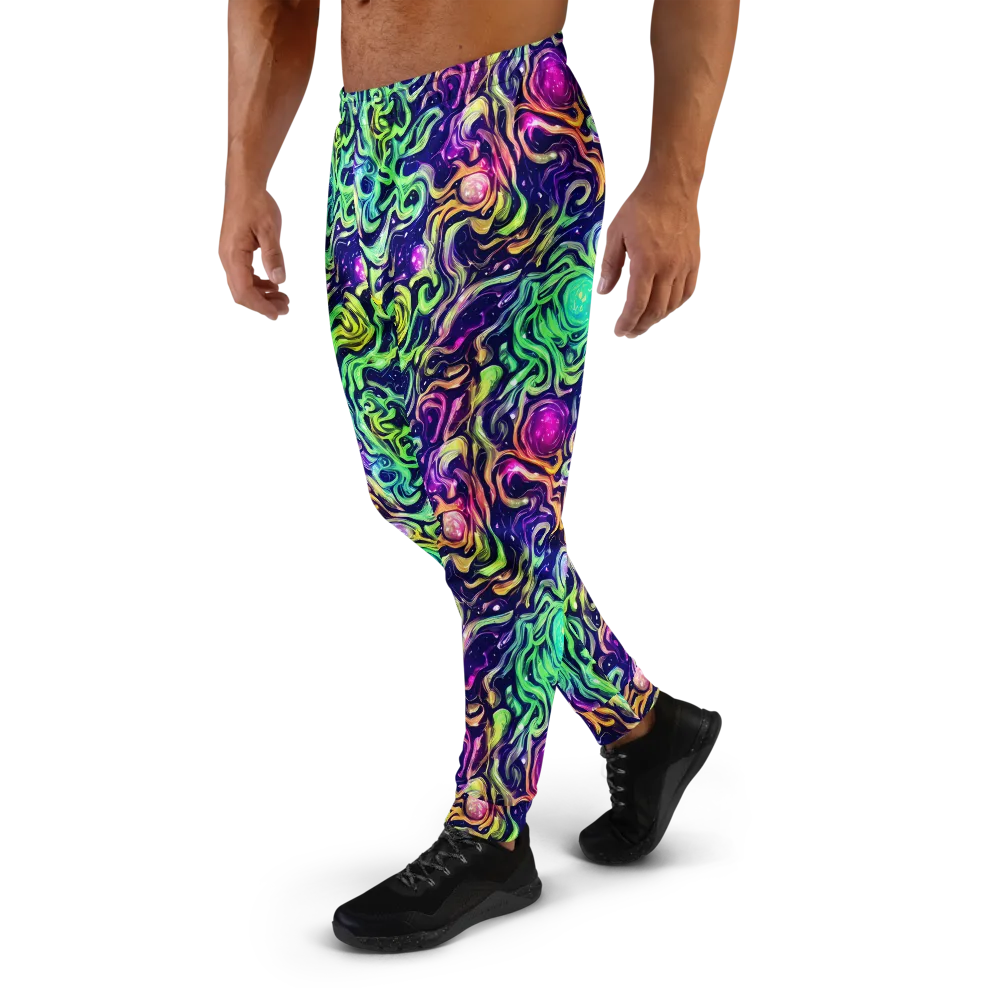 Stellar Psychedelia on Men's Joggers — Left