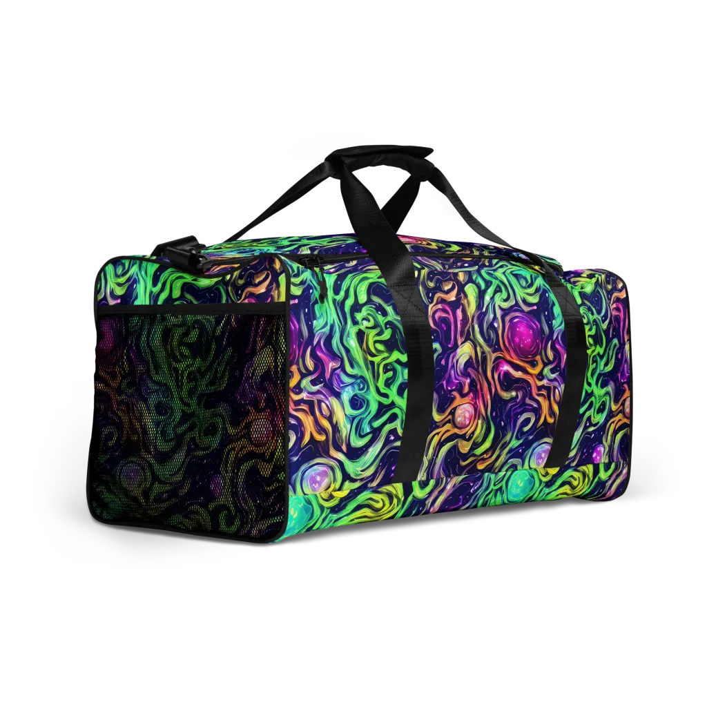 Stellar Psychedelia on Duffle Bag — Right Front