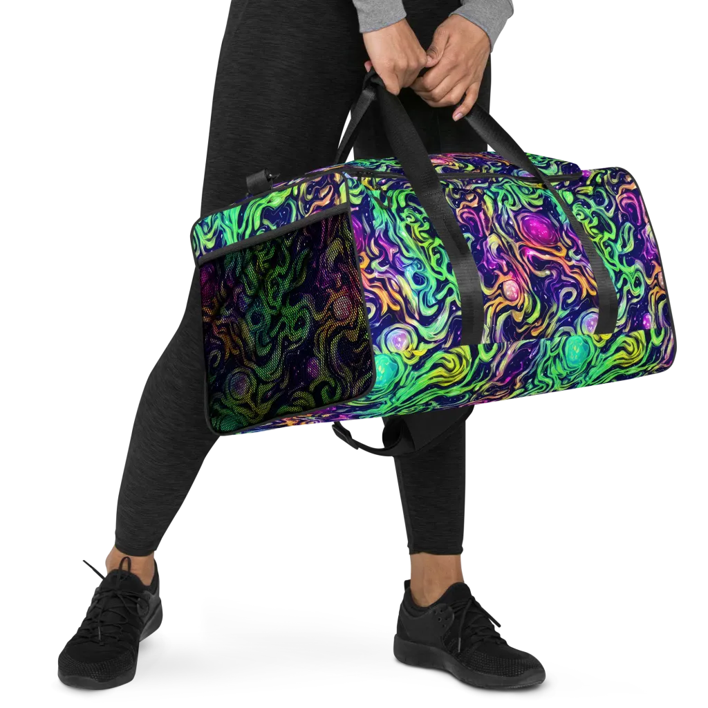 Stellar Psychedelia on Duffle Bag — Right Front
