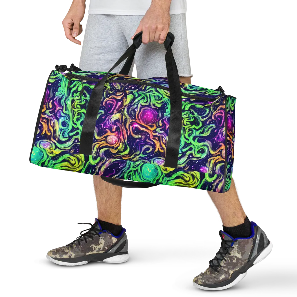 Stellar Psychedelia on Duffle Bag — Front