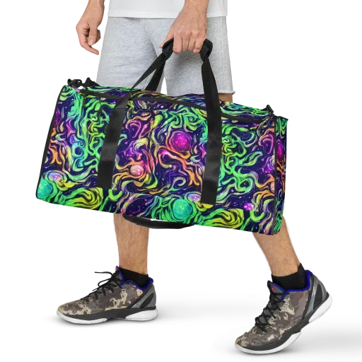 Stellar Psychedelia on a Duffle Bag
