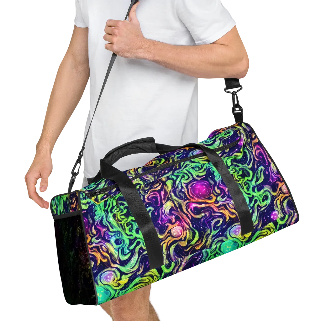 Stellar Psychedelia on Duffle Bag — Right Front