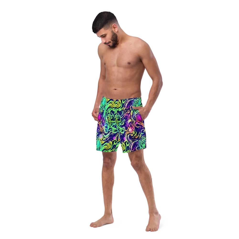 Stellar Psychedelia on Swim Trunks — Left Front